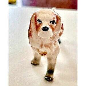 Vintage Cocker / English Springer Spaniel Porcelain Figurine Pointer